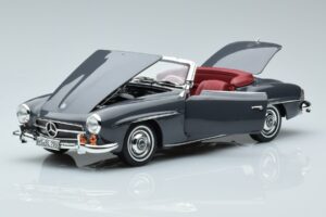 183402 Mercedes 190 SL W121 Roadster Gray Norev 1/18