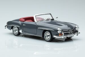 183402 Mercedes 190 SL W121 Roadster Gray Norev 1/18