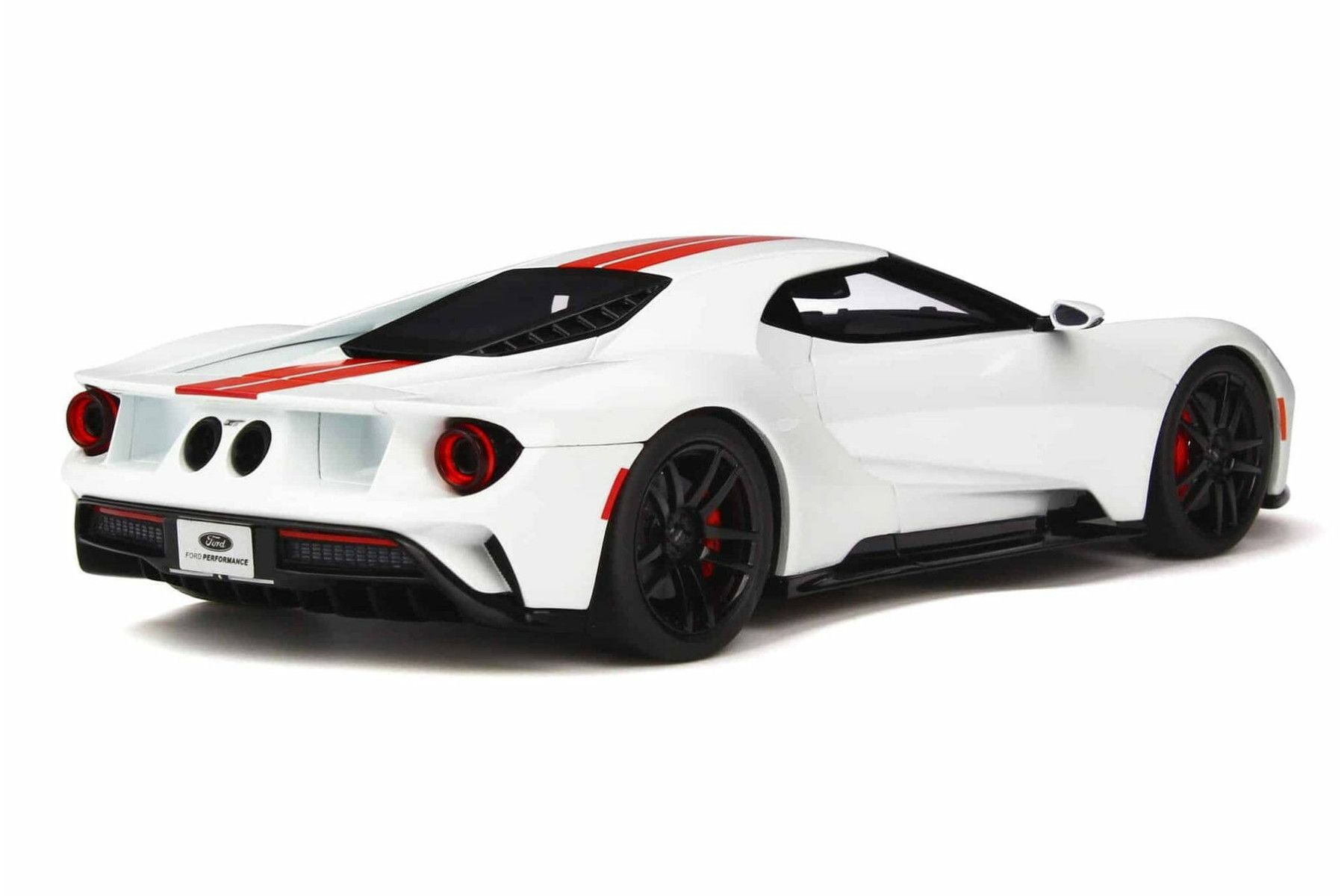 FORD GT FROZEN WHITE/ LIGHTING BLUE STRIPE - 1:18 TOP SPEED TS 0093 FORD GT FROZEN WHITE/ LIGHTING BLUE STRIPE - 1:18 TOP SPEED TS 0093