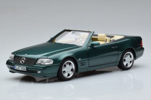183753 Mercedes SL500 R129 Green Metallic Norev 1/18
